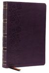 NKJV, Single-Column Wide-Margin Reference Bible, Leathersoft, Purple, Red Letter, Comfort Print: Holy Bible, New King James Version