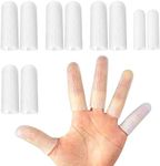 HioIoiH Silicone Finger Protectors for Woman, 10 Pack Gel Finger Cots & Protector,Relief from Pain of Finger Tips Cracked, Arthritis