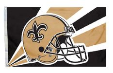 NFL New Orleans Saints 3-by-5 Foot Helmet Flag