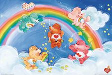 Studio B Care Bears Rainbow Poster - Officially Licensed - Laminated - 36.5" x 24.5"