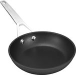 MSMK Titanium Non Stick Frying pan 18cm, Induction Cooking Pan with Cool Stainless Steel Handle，Small Frying Pan for All Stoves，Omelette Pan Non Stick，Egg Pan, Oven Proof Frying Pans，10 Year Guarantee