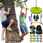 Slackline Zipline Kit for Kids 21m 