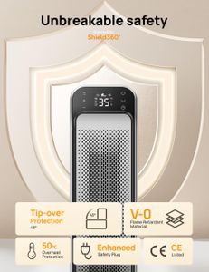 Dreo 25" Electric Space Heater – Portable Tower, Fast Heating