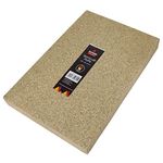 Kamino-Flam Vermiculite Fire Board, No Harmful Substances and Heavy Metals, Temperature-resistant up to 1,100°C, approx. 30x20x3cm