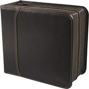 Case Logic KSW-320 Koskin CD Wallet-Holds 320 Discs - Faux Leather (Black)