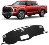 FIILINES Dash Cover Compatible with 2022 2023 2024 Toyota Tundra Dashboard Cover Mat for Tundra Accessories Sunshade Nonslip Mesh Protector No Glare