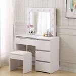 LEVEDE Vanity Desk with Mirror and 