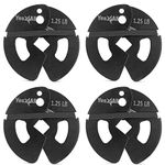 Yes4All 1.25Lb Dumbbell Fractional Weight Plates 2 Pieces/4 Pieces - Designed For Dumbbell Training, Micro Loading, And Body Workout