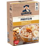 Quaker Select Starts Protein Instant Oatmeal, Banana Nut, Breakfast Cereal, 6 Packets Per Box (Pack of 6) 12.9 Ounce