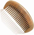 Nature Therapy 100% Hand Made Green Sandalwood Comb, Half Moon shape, Sandal Wood anti static 12cm (No Gift Bag)