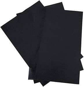 Kit Di Riparazione Per Gommone,Kit di Riparazione gommone Gonfiabile in PVC,Kit di Riparazione per Barche 3 pezzi con Toppe in PVC Set Accessorio per Gommone Kayak(Nero)