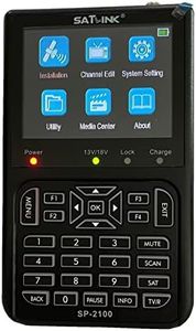 SATLINK SP-2100 DVB-S/S2 Digital Satellite Finder Meter with MPEG-2/MPEG-4 H.264 3.5inch TFT LCD Screen QPSK/8PSK/16APSK/32APSK