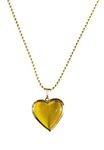 LA BELLEZA Photo Heart Openable Pendant for Women Gold Plated Heart Shaped Photo Locket Gift Jewelry Pendant Necklace for Girls and Women. (Yellow)