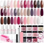 AZUREBEAUTY 31 Pcs Dip Powder Nail 