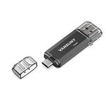 Vansuny 128GB USB C Flash Drive 2 in 1 OTG USB 3.0 + USB C Memory Stick with Keychain Dual Type C USB Thumb Drive Photo Stick Jump Drive for Android Smartphone, Computers, MacBook, Tablets, PC