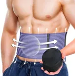 BLITZU Umbilical Hernia Belt for Men and Women – Abdominal Support Binder for Belly Button Hernia Support, Relieve Pain for Incisional, Femoral, Hiatal, & Inguinal Hernia Surgery Prevention Aid L-XL