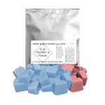 Cedar & Blue Suede Soy Wax Melts – 240+ Hours of Aroma - Large Cube Shape - Made in Canada - 21 count