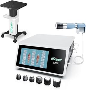 MODOY Shockwave Therapy Machine and Professional Trolley Cart, Ideal for Home & Clinical Use(ESWT-02 White)