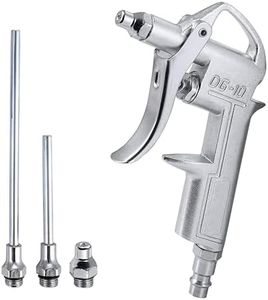 BenBow DG-10 Pistola ad Aria Compressa con 3 Ugelli - Compressore Aria, Aria Compressa Spray, Attacco Rapido - Pistola Aria Compressa per Asciugatura e Soffiaggio - Uso Versatile per Officine e Casa