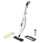 Kärcher SC 3 Upright Steam Mop, Heating Time: 30 seconds, Area Coverage: approx 60 m², Tank: 0.5 l, Heating Output: 1,600 W. Floor Nozzle, Floor Cloth, Carpet Glider, Descaling Cartridge Included