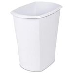 Sterilite White Waste Can, 1