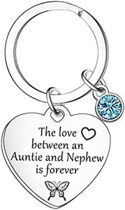 Portachiavi regalo di compleanno regalo di Natale regali per la festa della mamma regali per zia zia nipote regali da zia zia nipote portachiavi The Love Between Aunt And Nephew Is Forever, Zia e