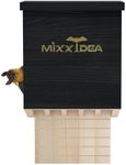 MIXXIDEA Bat House Bat Box Double Chamber Outdoor House Nursery Bat Shelter Habitat Big bat Box Handcrafted from Cedar Wood - Easy for Bats to Land and Roost - Weather Resistant & Ready to Install