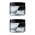 Gatsby Water Gloss - Soft 300g - Wet Look, Shine Effect, Non-Sticky, Easy Wash Off, Holding Level 2 | Natural Hairstyle with Soft Finish | Hair Styling Gel for Men-Medium & Long Hair | Global Japanese Brand | Made in Indonesia | Pack of 2