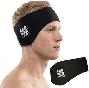 EAR BAND-IT Ultra Swimming Headband - Best Swimmer's Headband - Keep Water Out, Hold Earplugs in - Doctor Recommended - Secure Ear Plugs - Invented by ENT Physician - Large (See Size Chart)