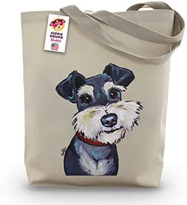 Schnauzer Tote Bag, Schnauzer Lover Gifts, Schnauzer Gifts