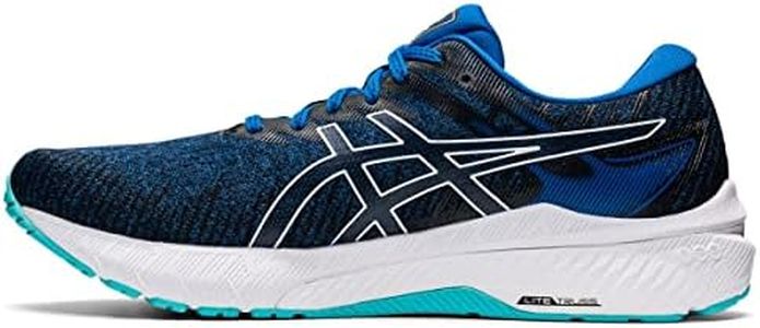ASICS Men's GT-2000 10 Running Shoes, Lake Drive/White, 12 US