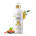 The Skin Story Keratin Shampoo for Normal Hair | Deep Cleansing & Frizz Control for Dry Hair | Nourishing Shampoo Enriched with Argan Oil, Macadamia Oil & Biotin | Paraben-Free | Shampoo for Women & Men | 450ml