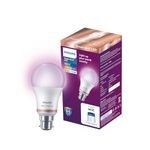 PHILIPS WiZ 10W B22 Wi-Fi & Bluetooth LED Smart Bulb with Music Sync, Compatible with Amazon Alexa & Google Assistant, 16 Million Colours & Motion Sensing Technology | Pack of 1