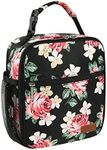 Lunch Box for Men Women Adults Small Lunch Bag for Office Work Picnic - Reusable Portable Lunchbox, Penoy Flower