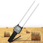 𝙐𝙥𝙜𝙧𝙖𝙙𝙚 TK100H Portable Hay Moisture Tester, Accurate Hay Moisture Meter, Hay Moisture Tester Probe with Backlit Large Screen, Hay Tester Probe for Froage, Alfalfa Orchard Grass, Bales