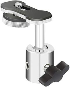 Neewer Adattatore di Montaggio per Videocamera Registratore Digitale con Mini Testa a Sfera Orientabile a 360 Gradi Inclinabile a 180 Gradi, per Registratori Fotocamere Videocamere Munite Microfono