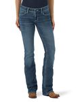 Wrangler Women's Retro Mae Mid Rise Stretch Boot Cut Jean, Ruth, 15-34