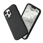 RHINOSHIELD Case Compatible with iPhone 13 Pro Max | SolidSuit- Shock Absorbent Slim Design Protective Cover with Premium Matte Finish 3.5M/11ft Drop Protection - Carbon Fiber