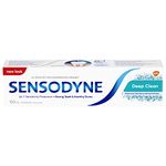 Sensodyne deep clean daily toothpaste for sensitive teeth, mint, 100ml (Packaging May Vary)