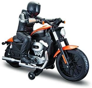 Maisto H-D XL 1200N Nightster w/Rider, Black/Orange (82430)