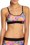 Balanced Tech Printed Performance Seamless Sports Bra - Floral - Medium