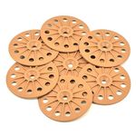 Hawkeng 60mm Reinforced 30% Glass Fibre Washers for Fixing Rigid Insulation Boards, Brown - 200PCS