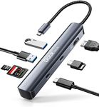 dockteck USB C Hub Multiport Adapter, 7 in 1 USB C Dongle with 4K@60Hz HDMI, 100W PD, USB-C, 2 USB-A 5Gbps Data Slots and TF/SD Card Reader, Dongle for MacBook Air/Pro, Dell XPS, Lenovo HP, Surface