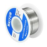 MAIYUM 63-37 Tin Lead Rosin Core Solder Wire for Electrical Soldering (0.6mm 50g)