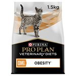 PRO PLAN VETERINARY DIETS OM Obesity Management Dry Cat Food 1.5kg (Pack of 1)