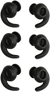 kwmobile Ganchos de Orejas para Auriculares - Set 6X Gancho anticaida compatibile con JBL Reflect BT - Soporte para Cascos