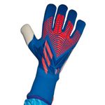 Adidas Predator Pro Goalkeeper Gloves - Sustainable and High-Performance Soccer Gloves, Multiple Colors, Size's 6-12 (Hi-Res Blue/Turbo/White, 11.5)