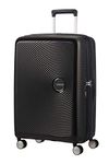 American Tourister Soundbox - Spinner M Expandable Case, 67 cm, 81 L, Black (Bass Black)