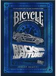 Murphy's Magic Supplies, Inc. Bicycle Back to the Future Playing Cards, Blue,silver