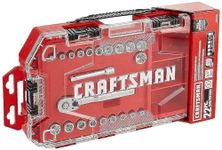 CRAFTSMAN Socket Set, Universal, 1/4" Drive, 19Piece (CMMT12014)
